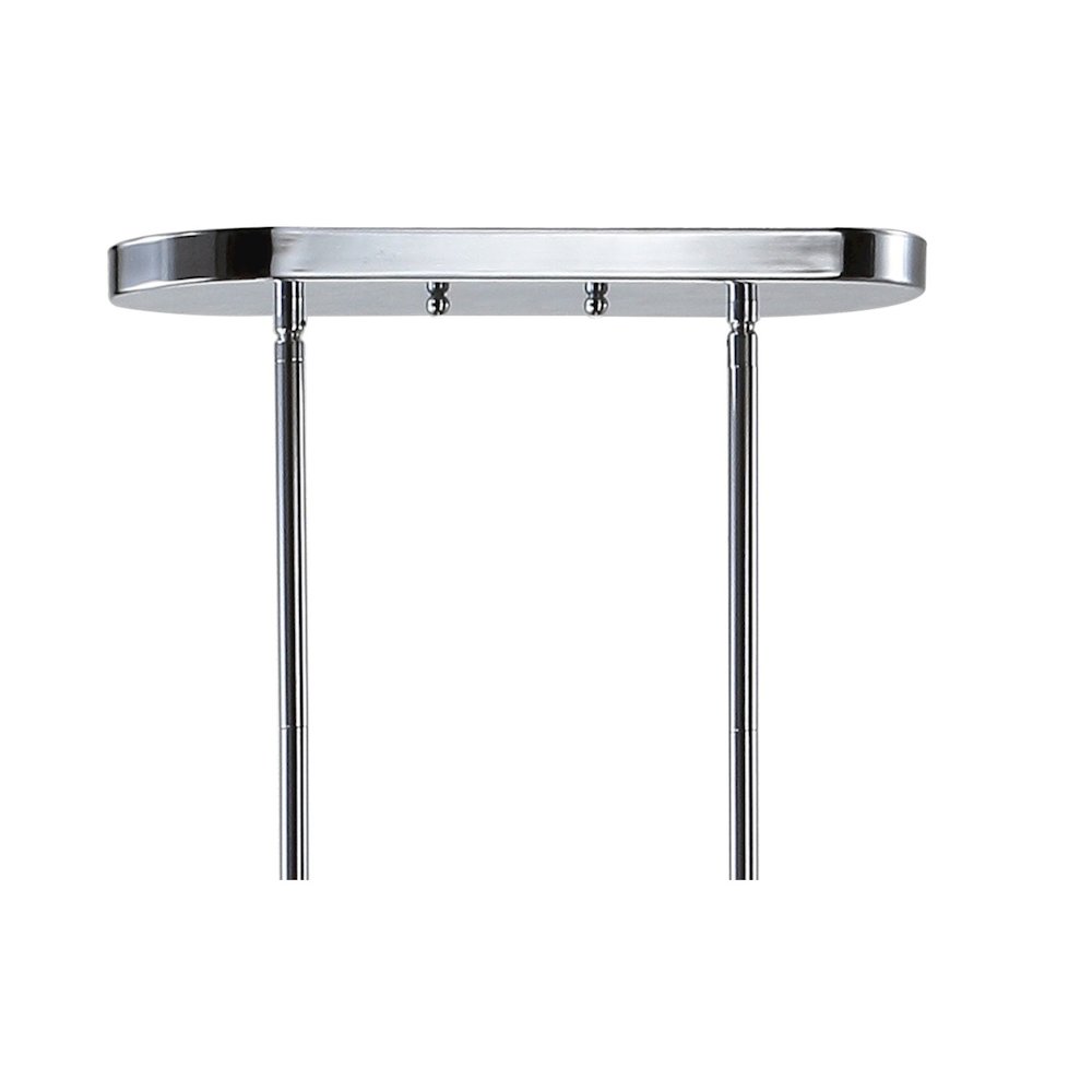 Doris Linear Metal/Crystal Led Pendant