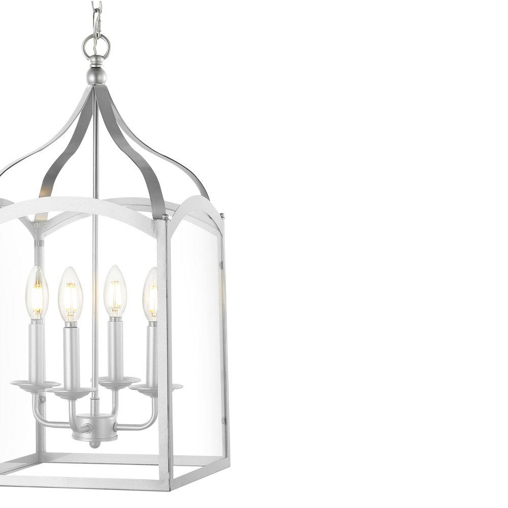 Ruth Traditional Classic Lantern Metal/Glass Led Pendant