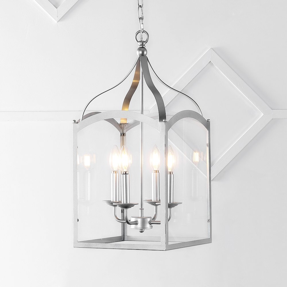 Ruth Traditional Classic Lantern Metal/Glass Led Pendant