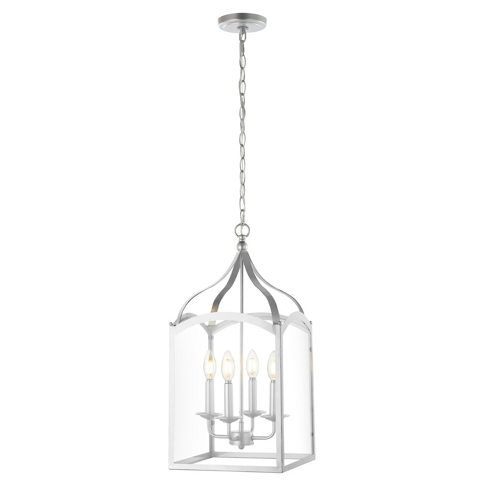 Ruth Traditional Classic Lantern Metal/Glass Led Pendant