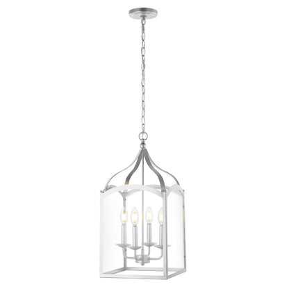 Ruth Traditional Classic Lantern Metal/Glass Led Pendant