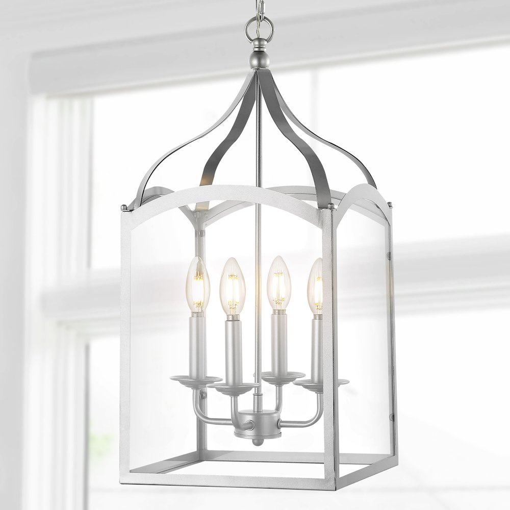 Ruth Traditional Classic Lantern Metal/Glass Led Pendant