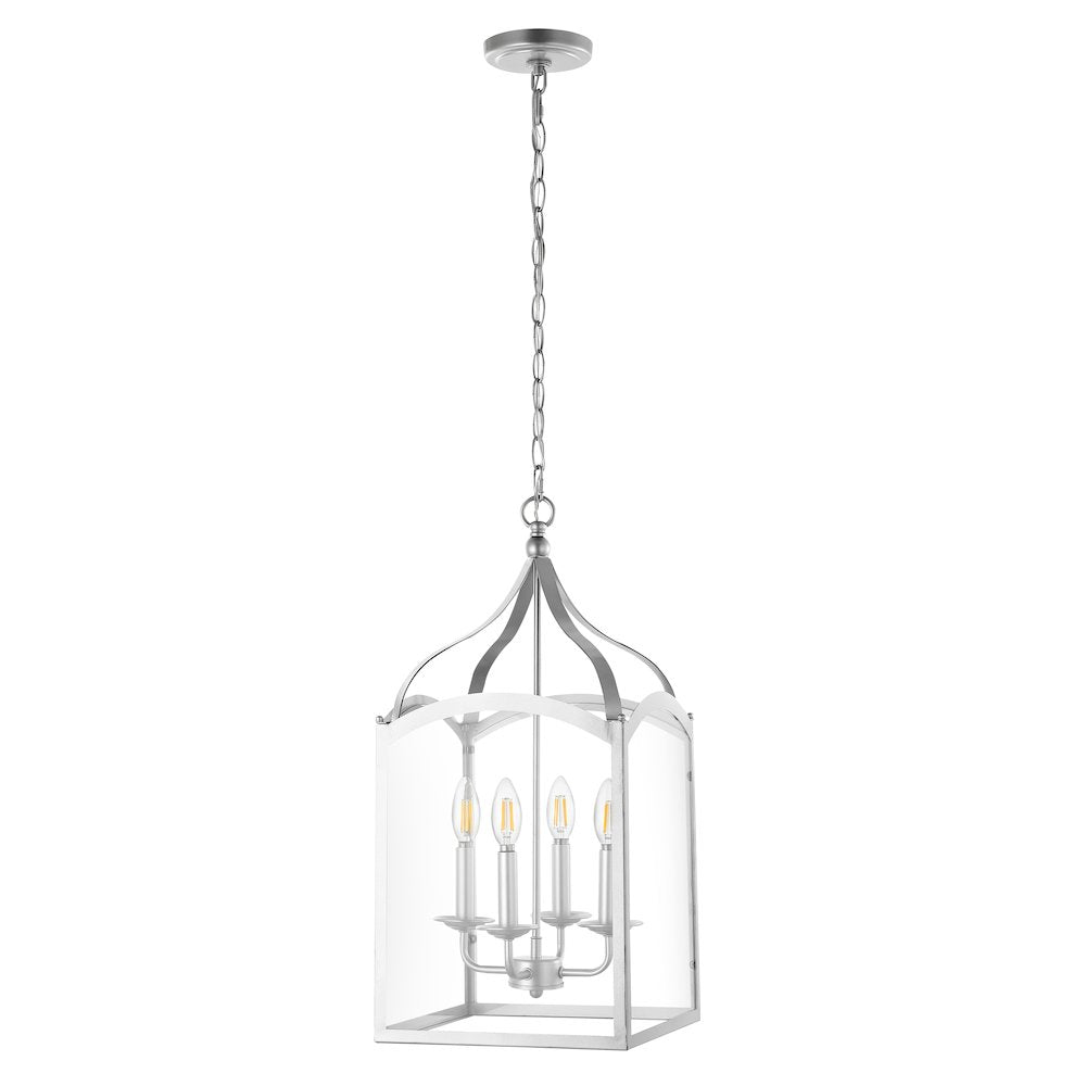 Ruth Traditional Classic Lantern Metal/Glass Led Pendant