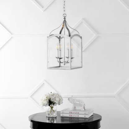 Ruth Traditional Classic Lantern Metal/Glass Led Pendant