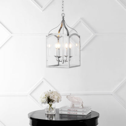 Ruth Traditional Classic Lantern Metal/Glass Led Pendant