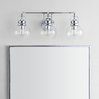 Shirley Metal Bubbled Glass Vanity Light