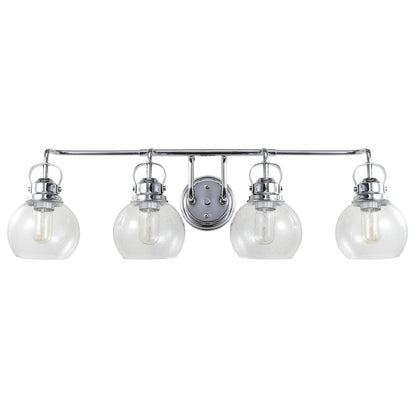 Shirley Metal Bubbled Glass Vanity Light