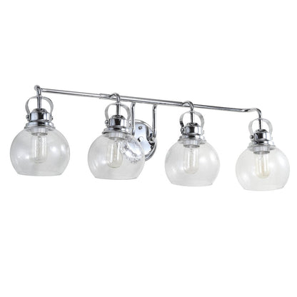 Shirley Metal Bubbled Glass Vanity Light