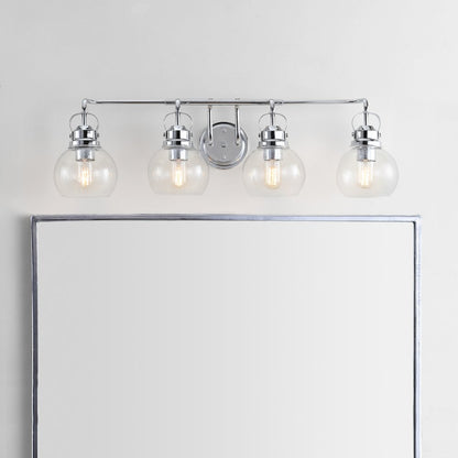 Shirley Metal Bubbled Glass Vanity Light