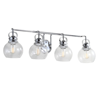 Shirley Metal Bubbled Glass Vanity Light