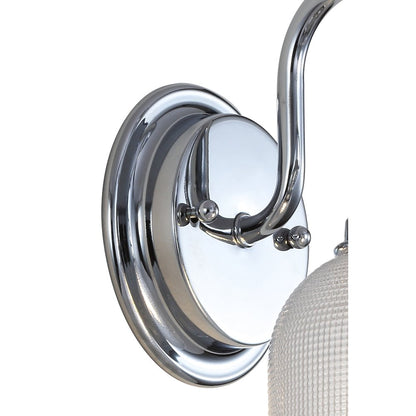 Virginia Metal/Glass Led Vanity Light