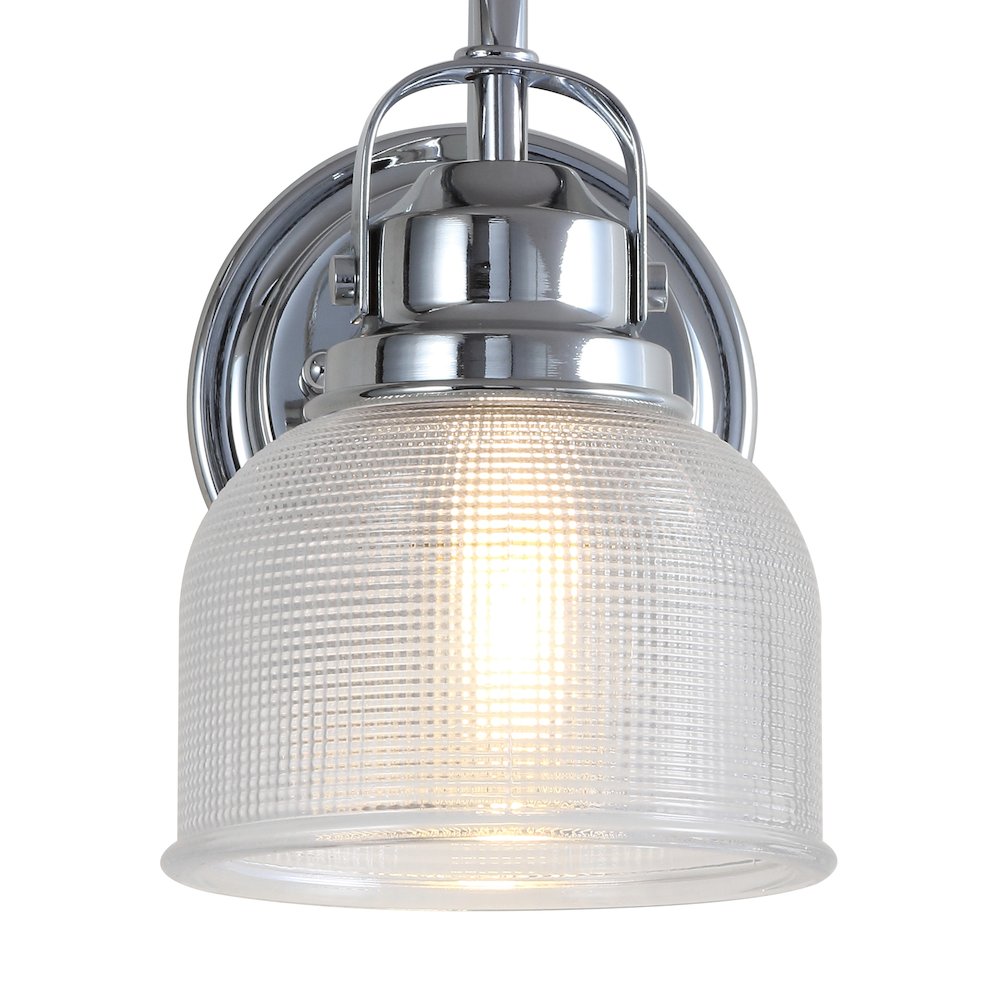 Virginia Metal/Glass Led Vanity Light