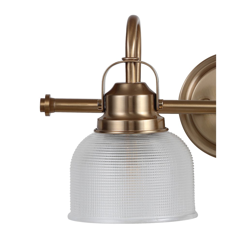 Virginia Metal/Glass Led Vanity Light