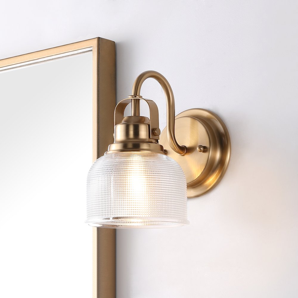Virginia Metal/Glass Led Vanity Light