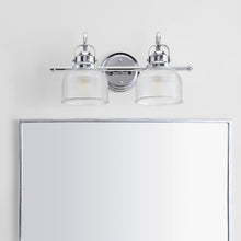 Virginia Metal/Glass Led Vanity Light