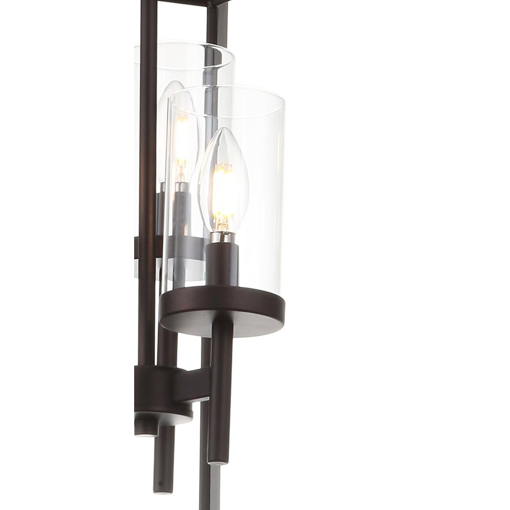 Anna Metal/Glass Led Pendant
