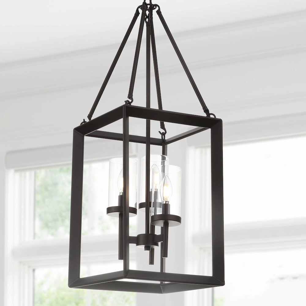 Anna Metal/Glass Led Pendant