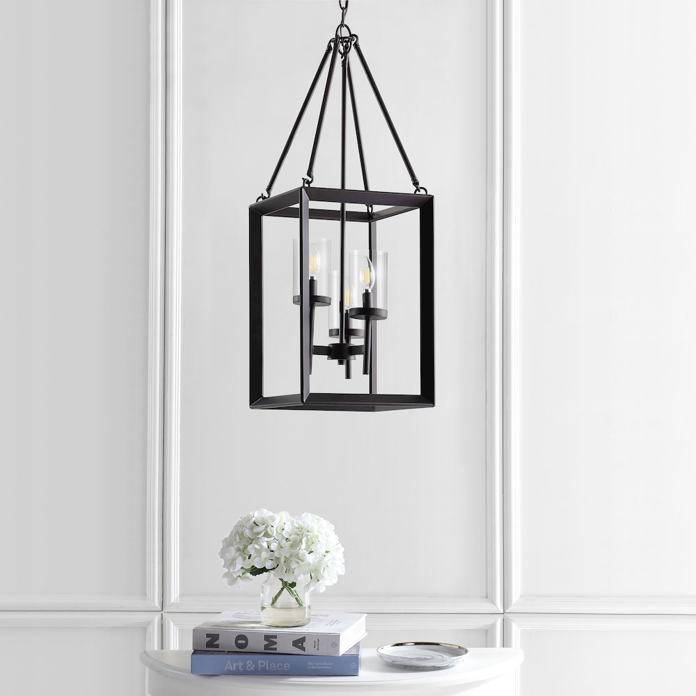Anna Metal/Glass Led Pendant