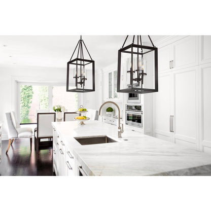 Anna Metal/Glass Led Pendant