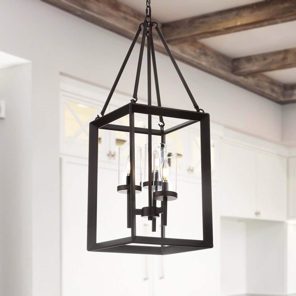 Anna Metal/Glass Led Pendant