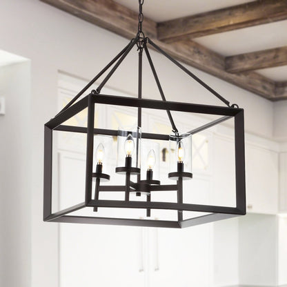 Anna Metal/Glass Led Pendant