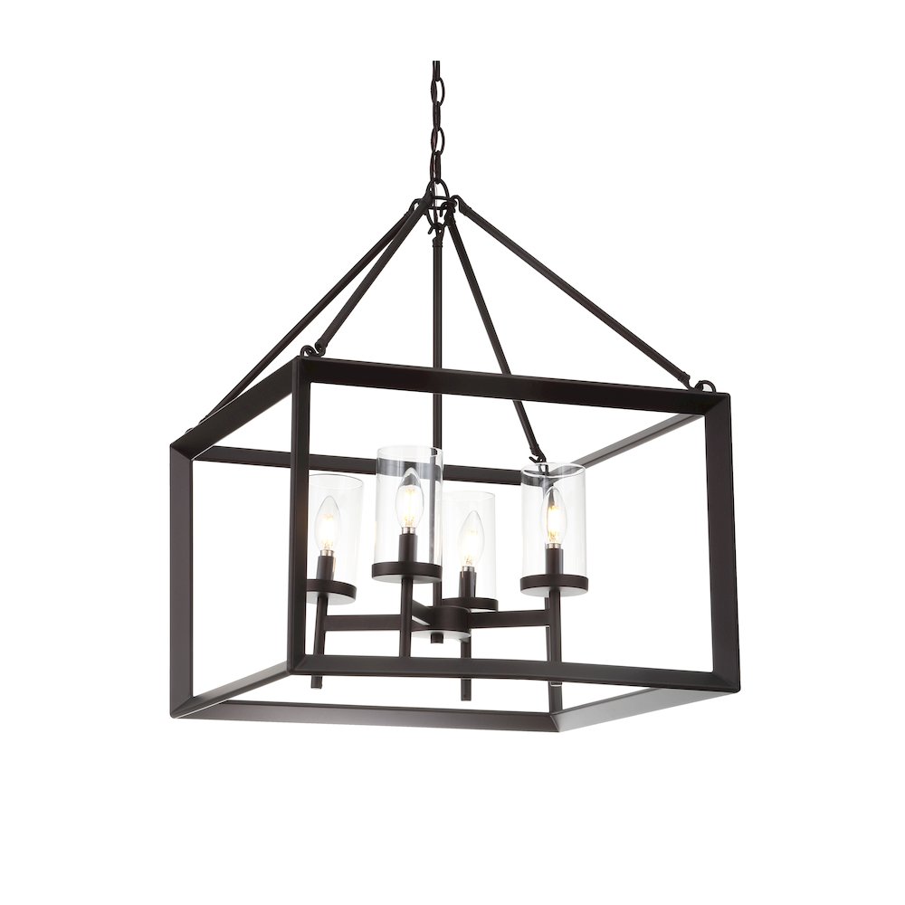Anna Metal/Glass Led Pendant