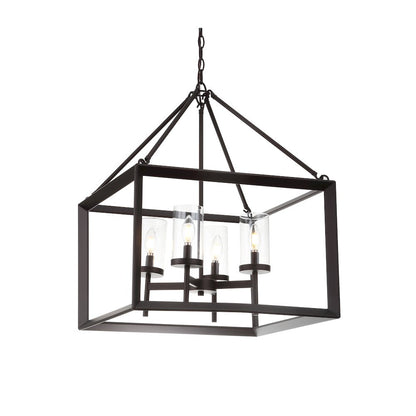 Anna Metal/Glass Led Pendant