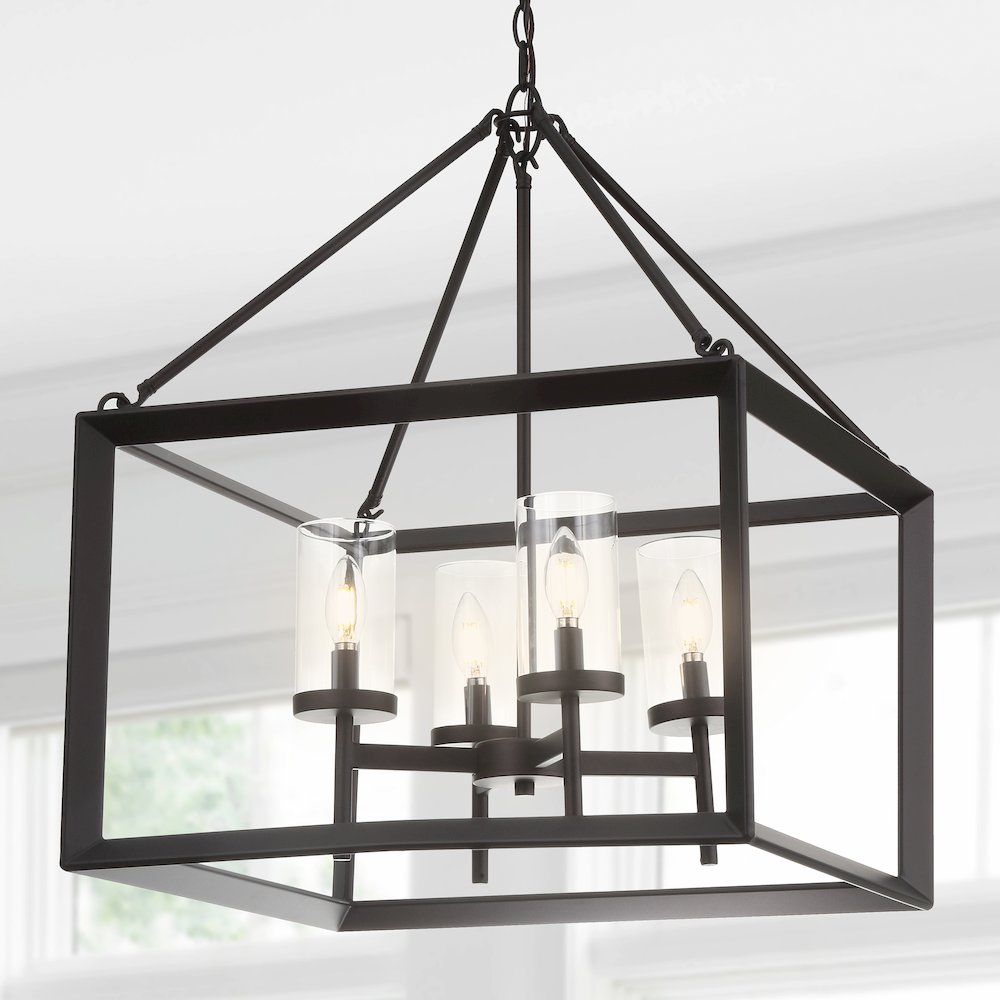 Anna Metal/Glass Led Pendant
