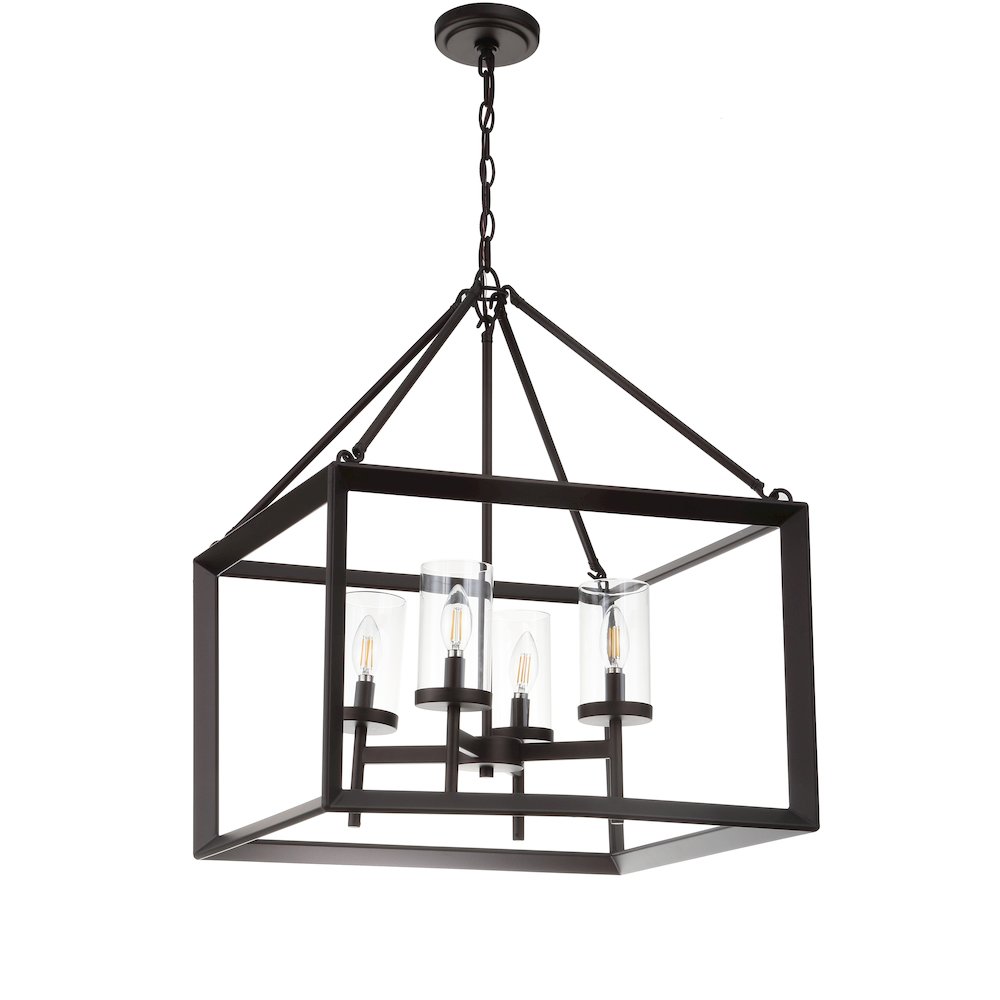 Anna Metal/Glass Led Pendant