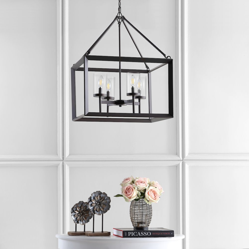 Anna Metal/Glass Led Pendant