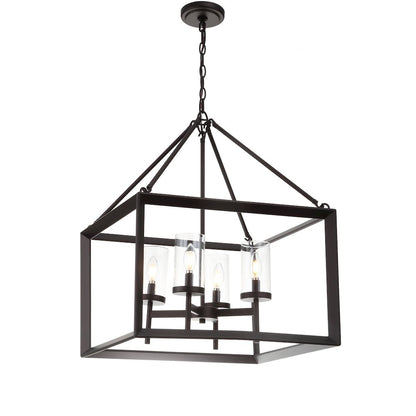 Anna Metal/Glass Led Pendant