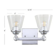 Marion Hurricane Metal/Glass Vanity