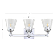 Marion Hurricane Metal/Glass Vanity