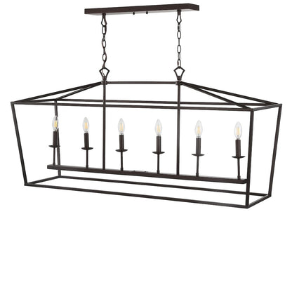 Pagodabulb Lantern Metal Led Pendant