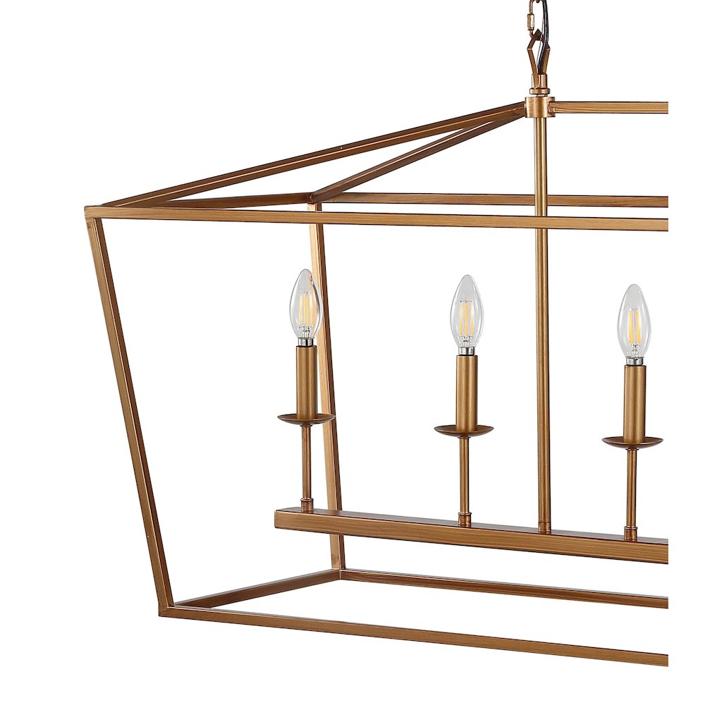 Pagodabulb Lantern Metal Led Pendant