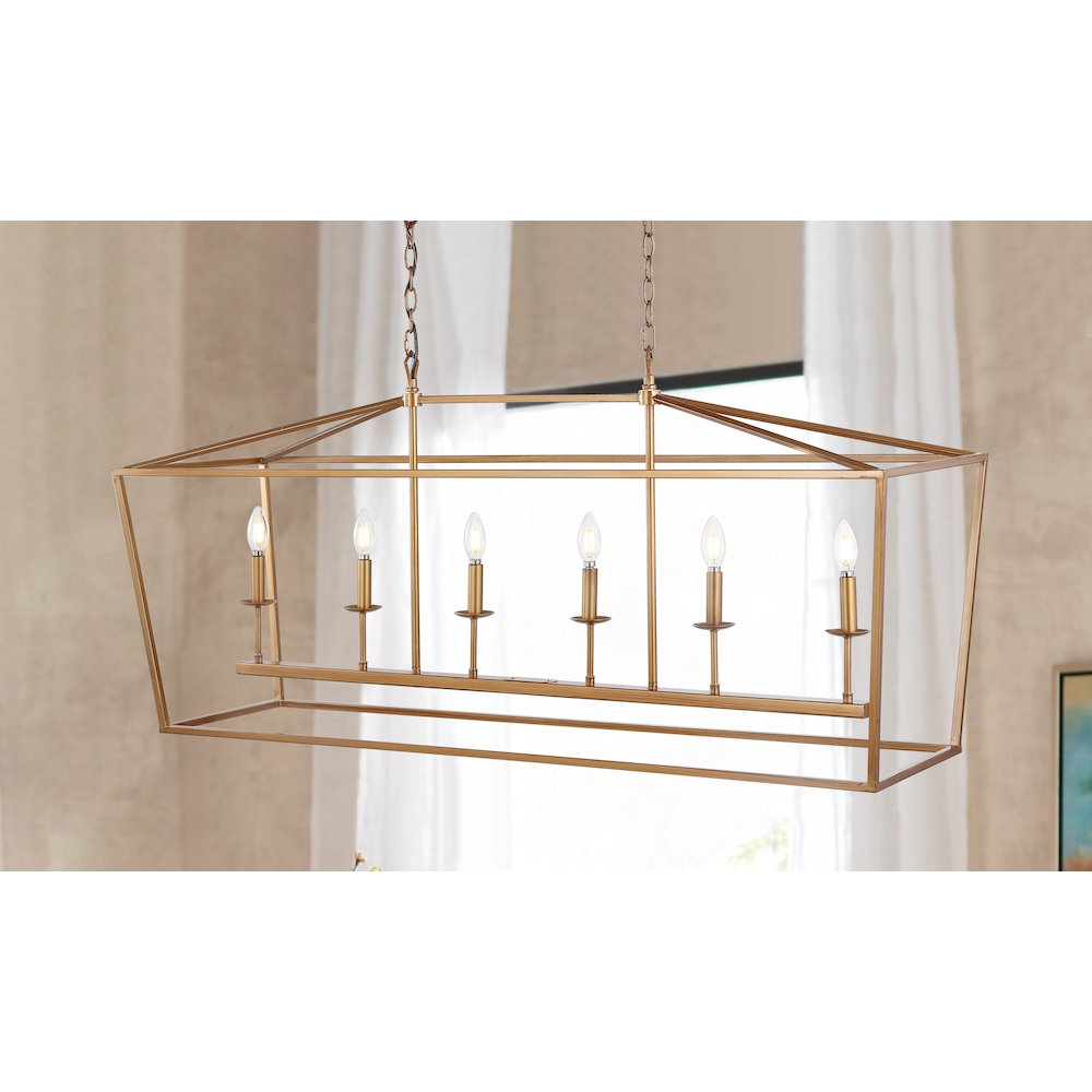 Pagodabulb Lantern Metal Led Pendant