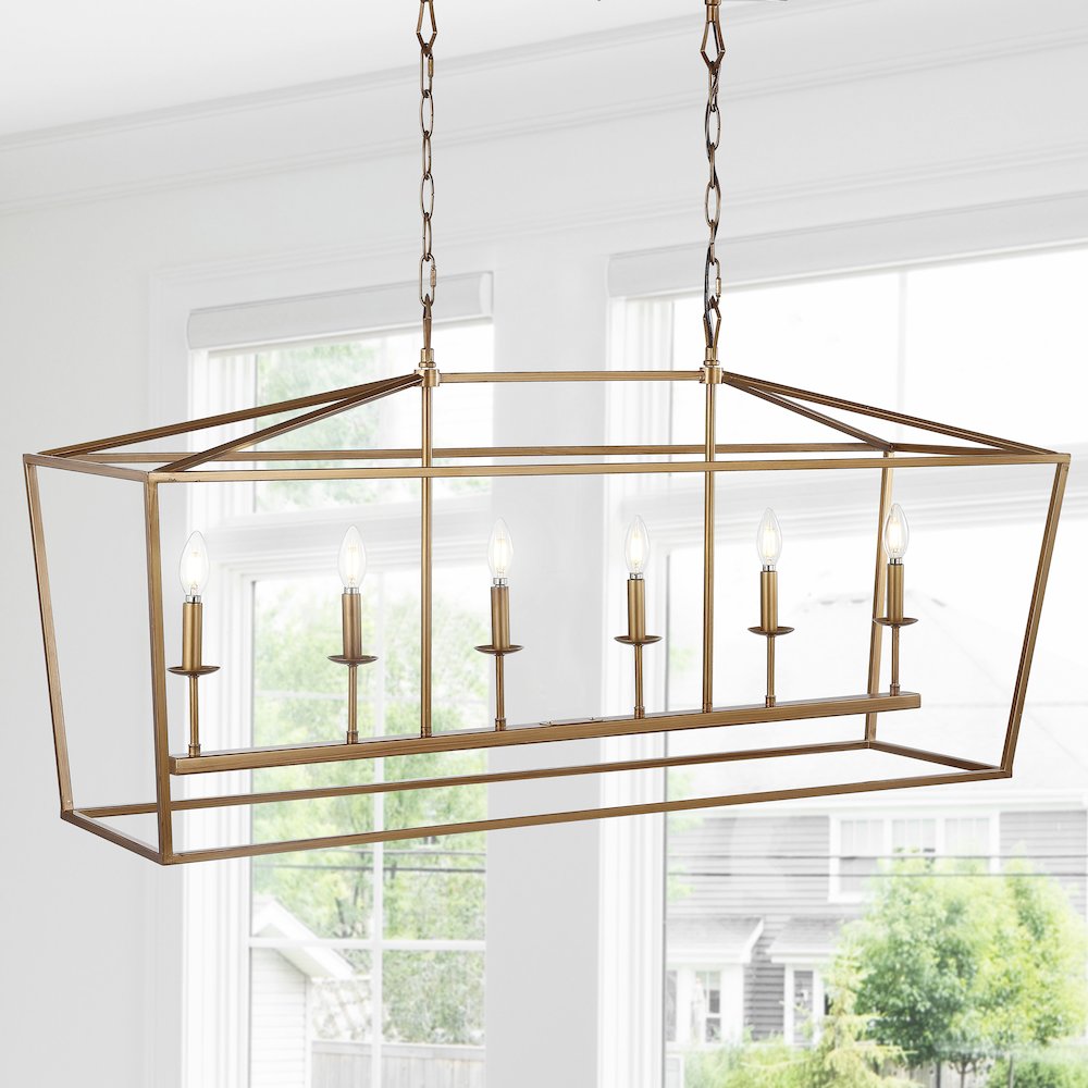 Pagodabulb Lantern Metal Led Pendant