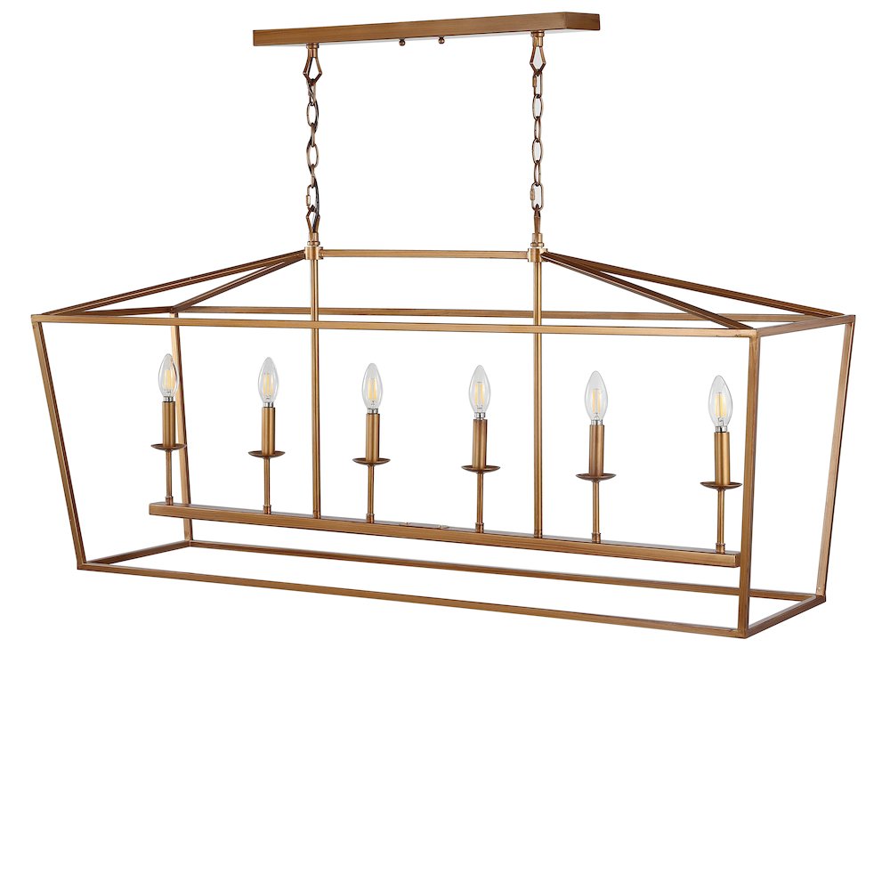 Pagodabulb Lantern Metal Led Pendant