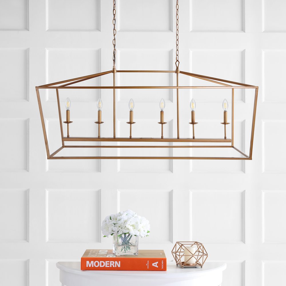 Pagodabulb Lantern Metal Led Pendant