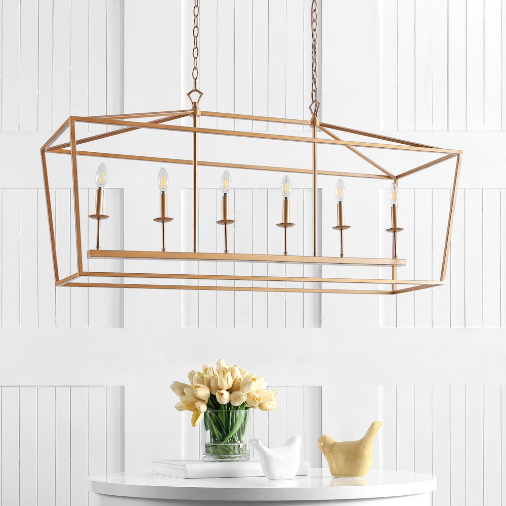 Pagodabulb Lantern Metal Led Pendant