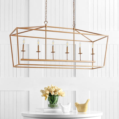 Pagodabulb Lantern Metal Led Pendant