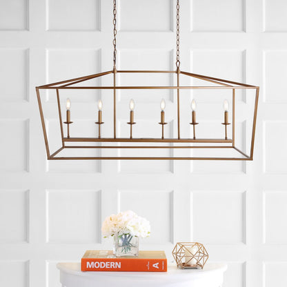 Pagodabulb Lantern Metal Led Pendant