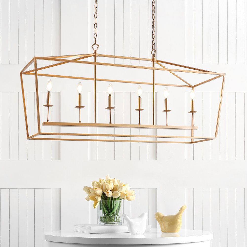 Pagodabulb Lantern Metal Led Pendant
