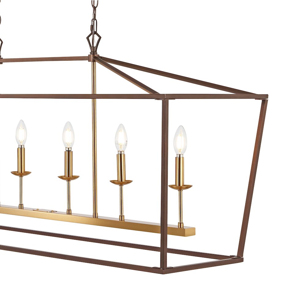 Pagodabulb Lantern Metal Led Pendant