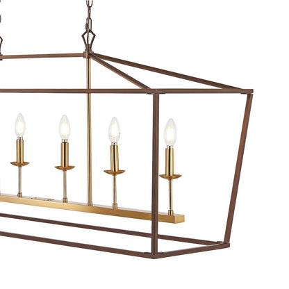 Pagodabulb Lantern Metal Led Pendant