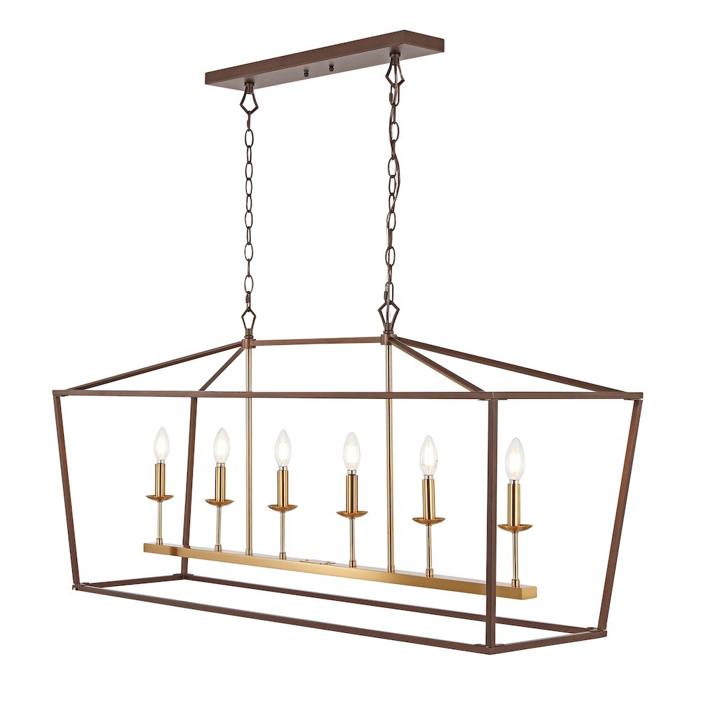 Pagodabulb Lantern Metal Led Pendant