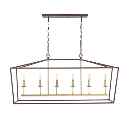 Pagodabulb Lantern Metal Led Pendant