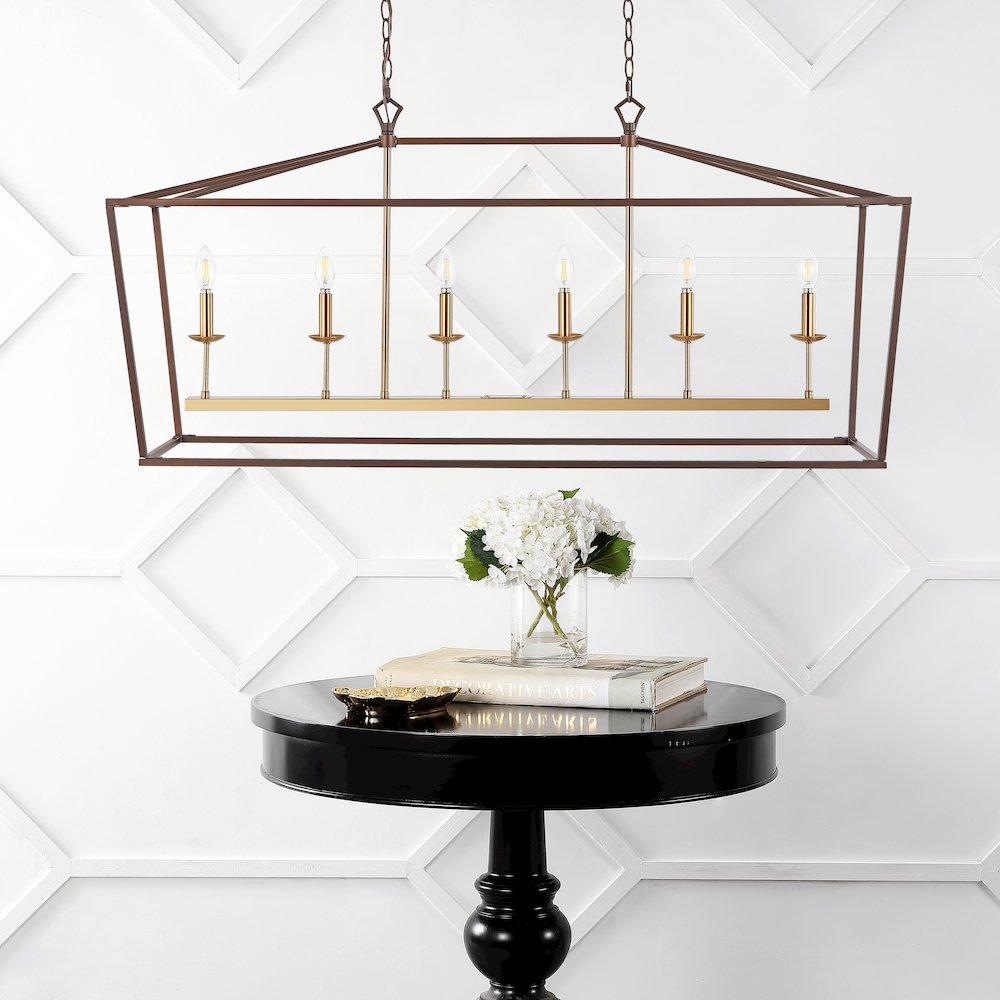 Pagodabulb Lantern Metal Led Pendant