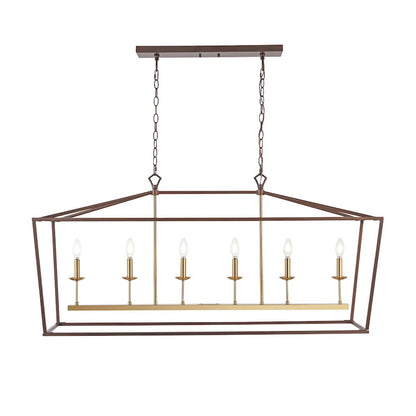 Pagodabulb Lantern Metal Led Pendant
