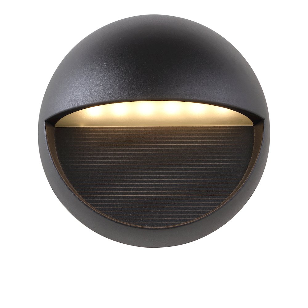 Orbe Outdoor Metal/Glass Integrated Led Wall Sconce